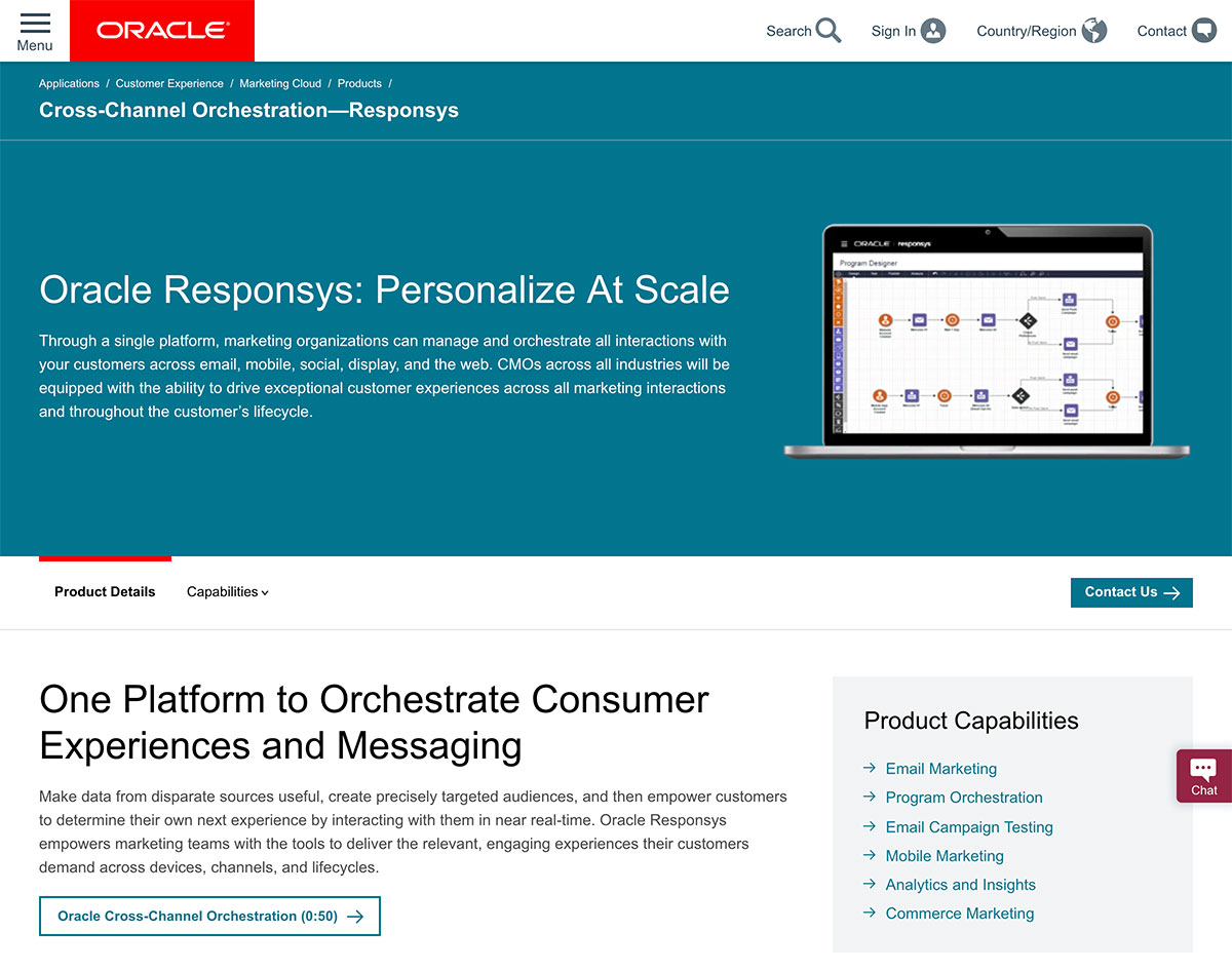 Oracle Responsys