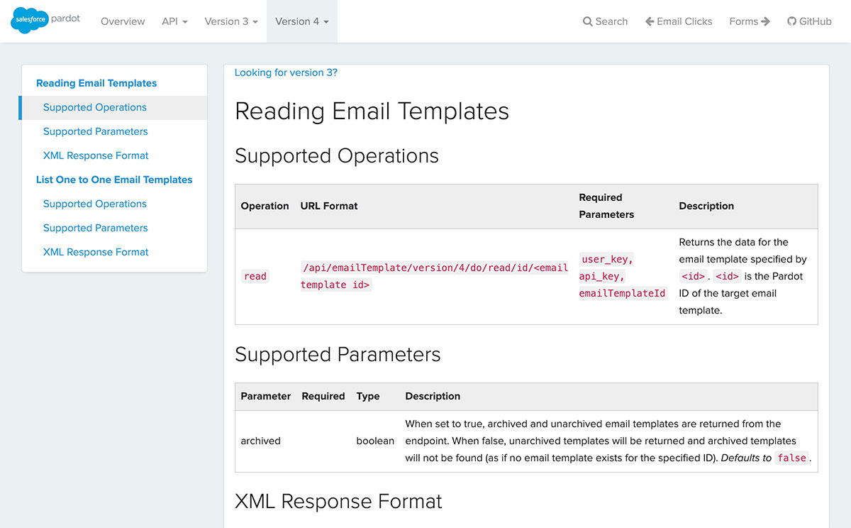 Salesforce Pardot API Documentation