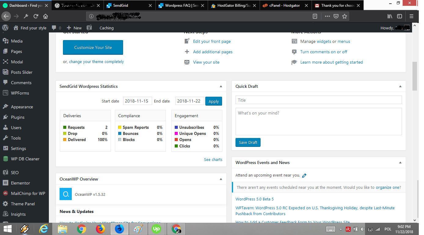 SendGrid metrics and analytics in your dashboard