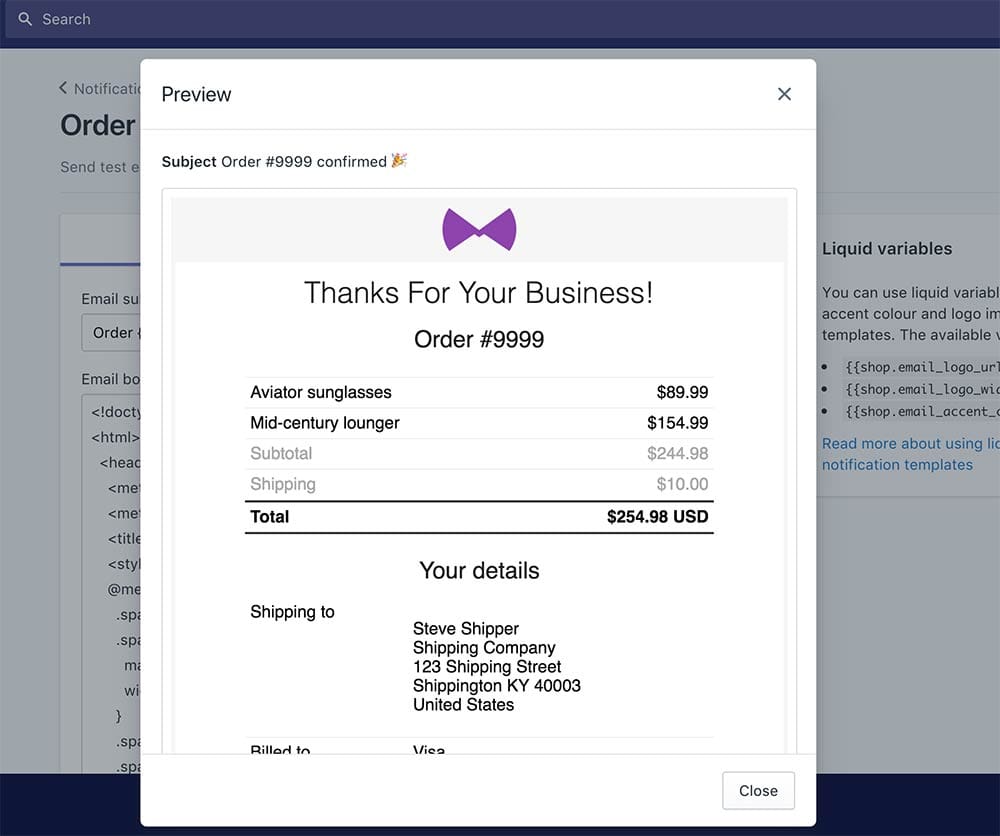 How to customize your Shopify email templates